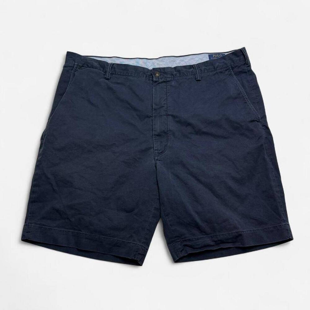 Polo Ralph Lauren Stretch Classic Fit Chino Shorts Navy Blue 42B Big Tall